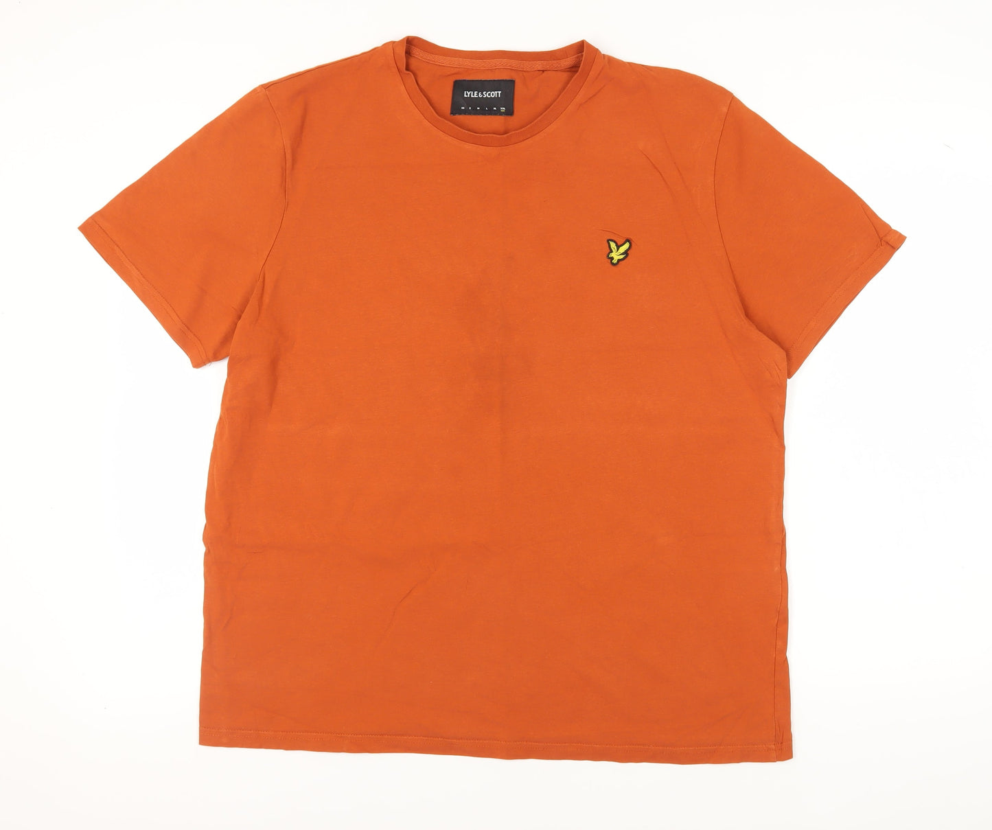 Lyle & Scott Men's Orange XL Cotton T-Shirt