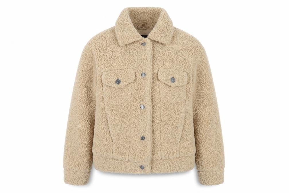 Womens UK Size 6 New Look Beige Basic Jacket