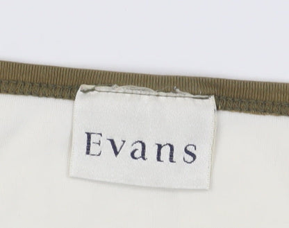 Evans Women's White Ringer T-Shirt Size 26