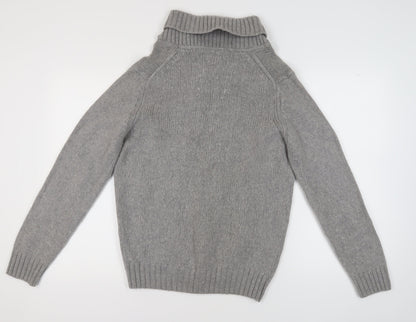 Jeff Banks Men's Grey Wool Pullover Jumper, Size M