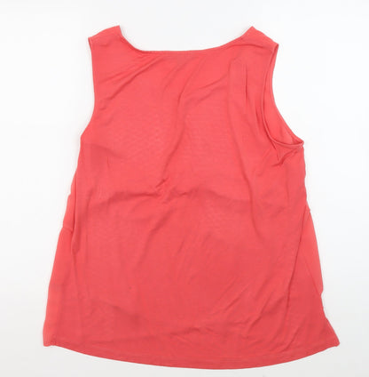 Womens UK Size 16 Laura Ashley Pink Basic Blouse