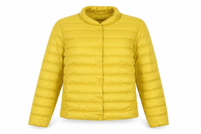 Womens UK Size S H&M Yellow Puffer Jacket