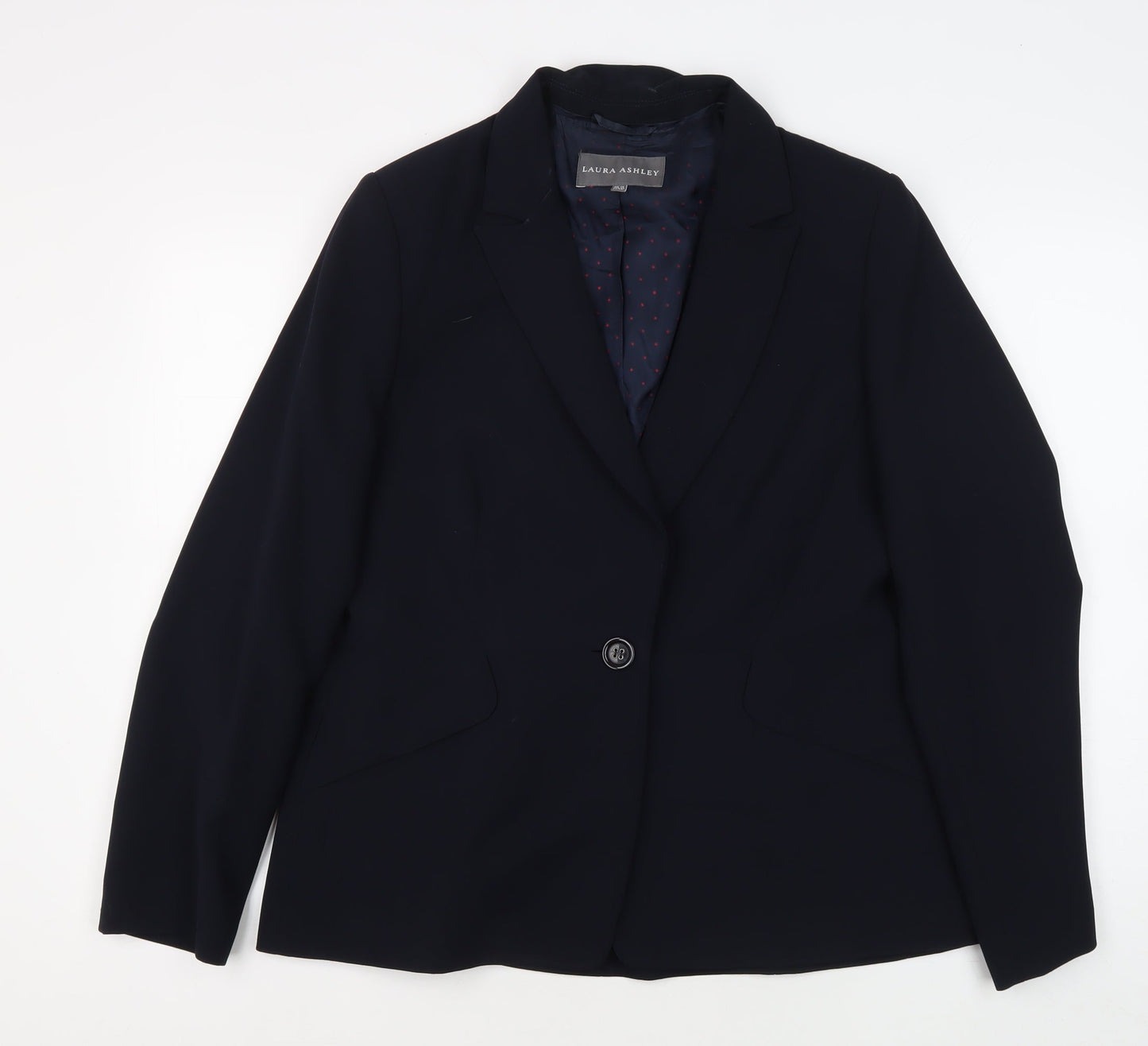 Womens UK Size 14 Laura Ashley Regular Black Blazer
