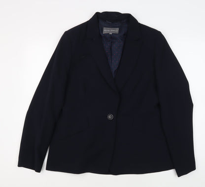 Womens UK Size 14 Laura Ashley Regular Black Blazer