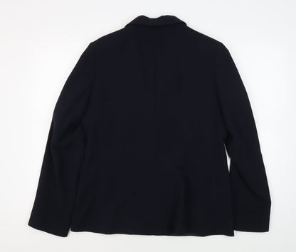 Womens UK Size 14 Laura Ashley Regular Black Blazer