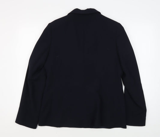 Womens UK Size 14 Laura Ashley Regular Black Blazer