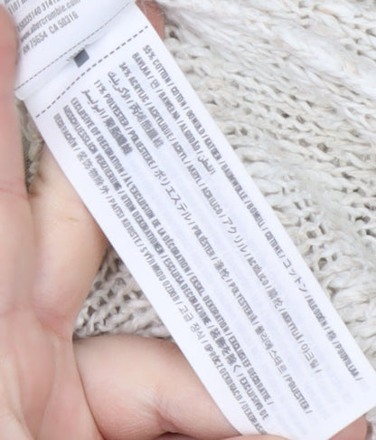 Abercrombie & Fitch Women's Ivory Pullover Jumper M