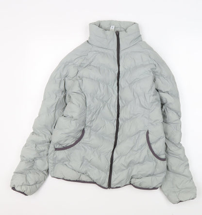 Kyou Women’s Grey Puffer Jacket L Regular Fit