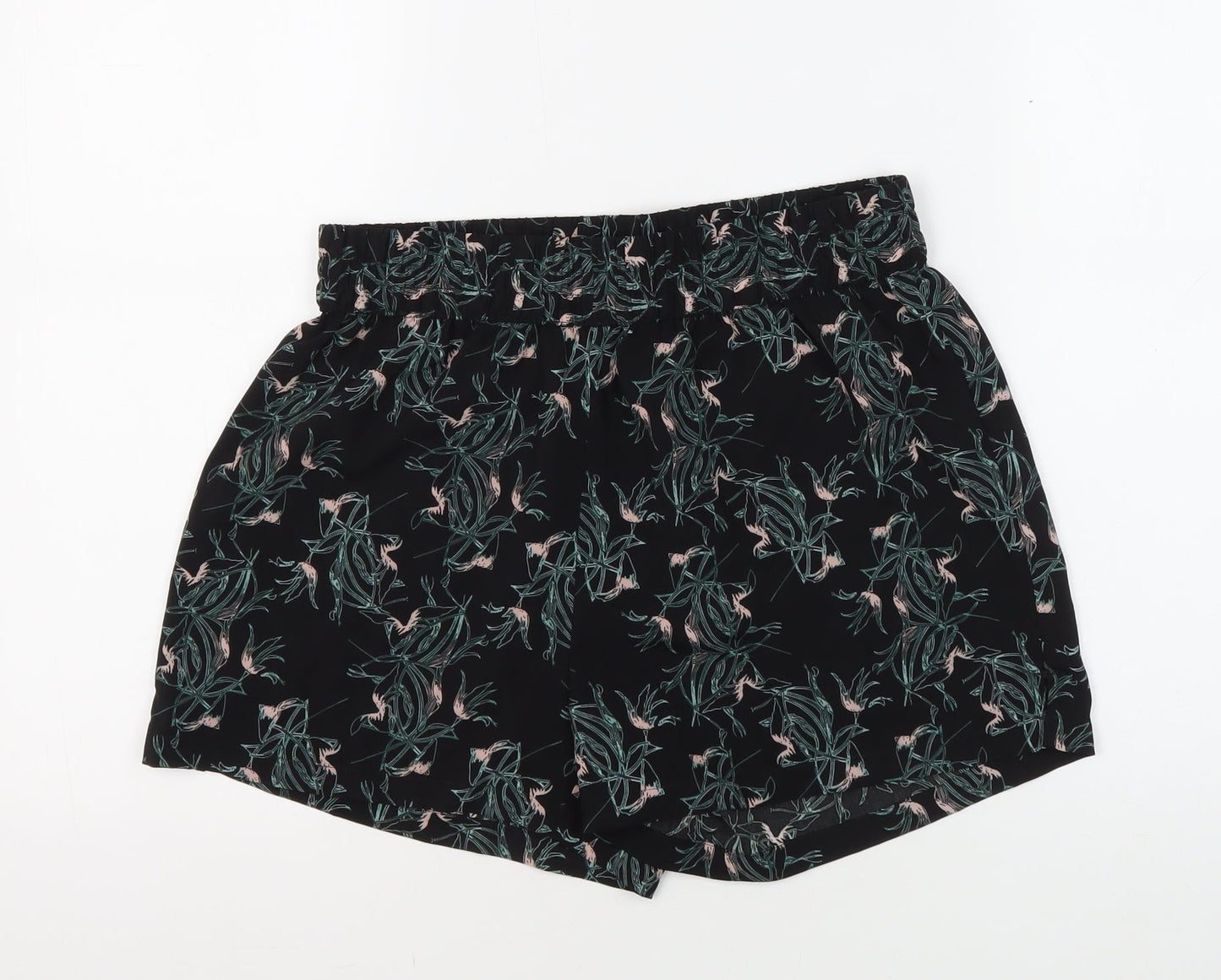 Jacqueline de Yong Women's Black Floral Shorts M