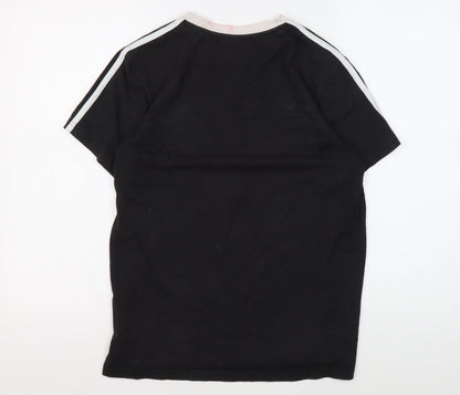 Womens UK Size XS adidas Black Basic T-Shirt