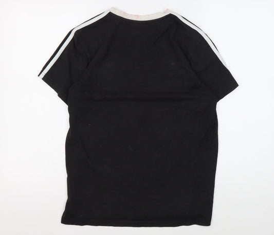Womens UK Size XS adidas Black Basic T-Shirt
