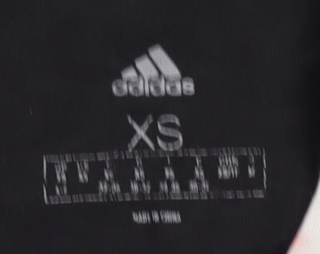Womens UK Size XS adidas Black Basic T-Shirt
