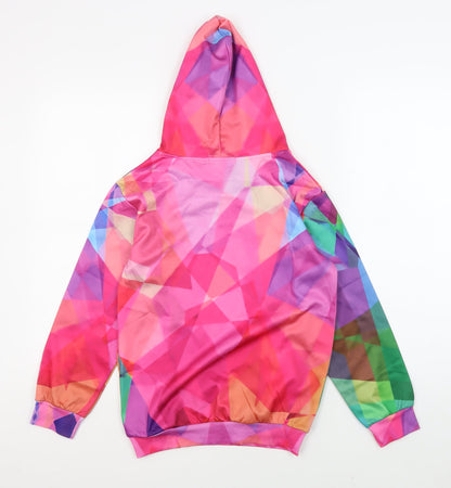 Zhixuan Tong Girls Multicoloured Graphic Pullover Hoodie - 11-12 Years