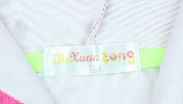 Zhixuan Tong Girls Multicoloured Graphic Pullover Hoodie - 11-12 Years