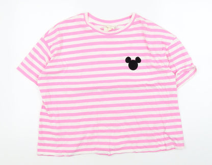 Womens UK Size XL H&M Multicoloured Basic T-Shirt