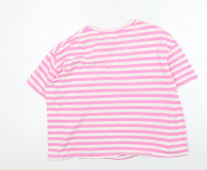 Womens UK Size XL H&M Multicoloured Basic T-Shirt