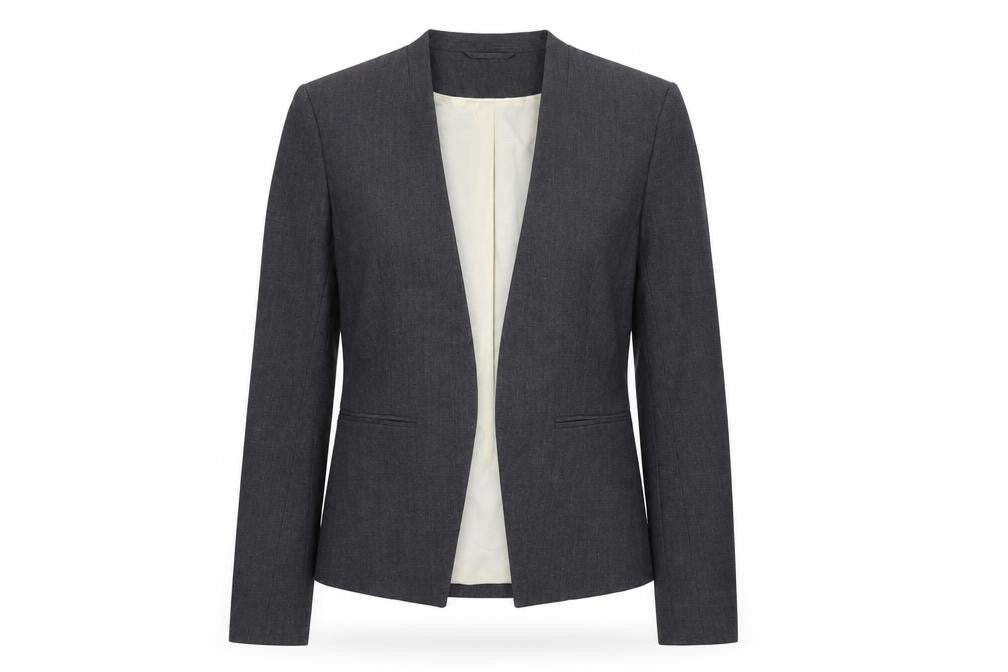 Womens UK Size 10 H&M Regular Grey Blazer