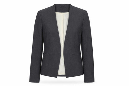 Womens UK Size 10 H&M Regular Grey Blazer