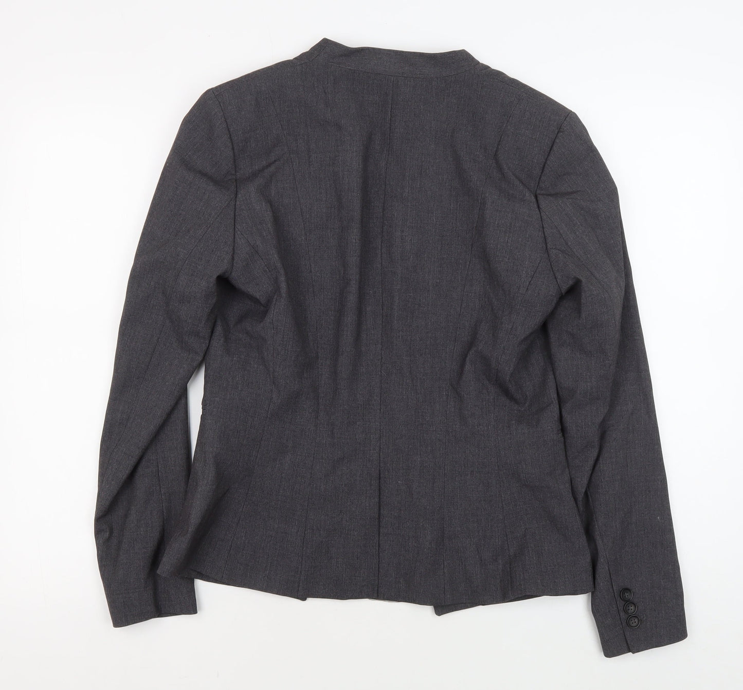 H&M Women's Grey Blazer, Size 10, Regular Fit