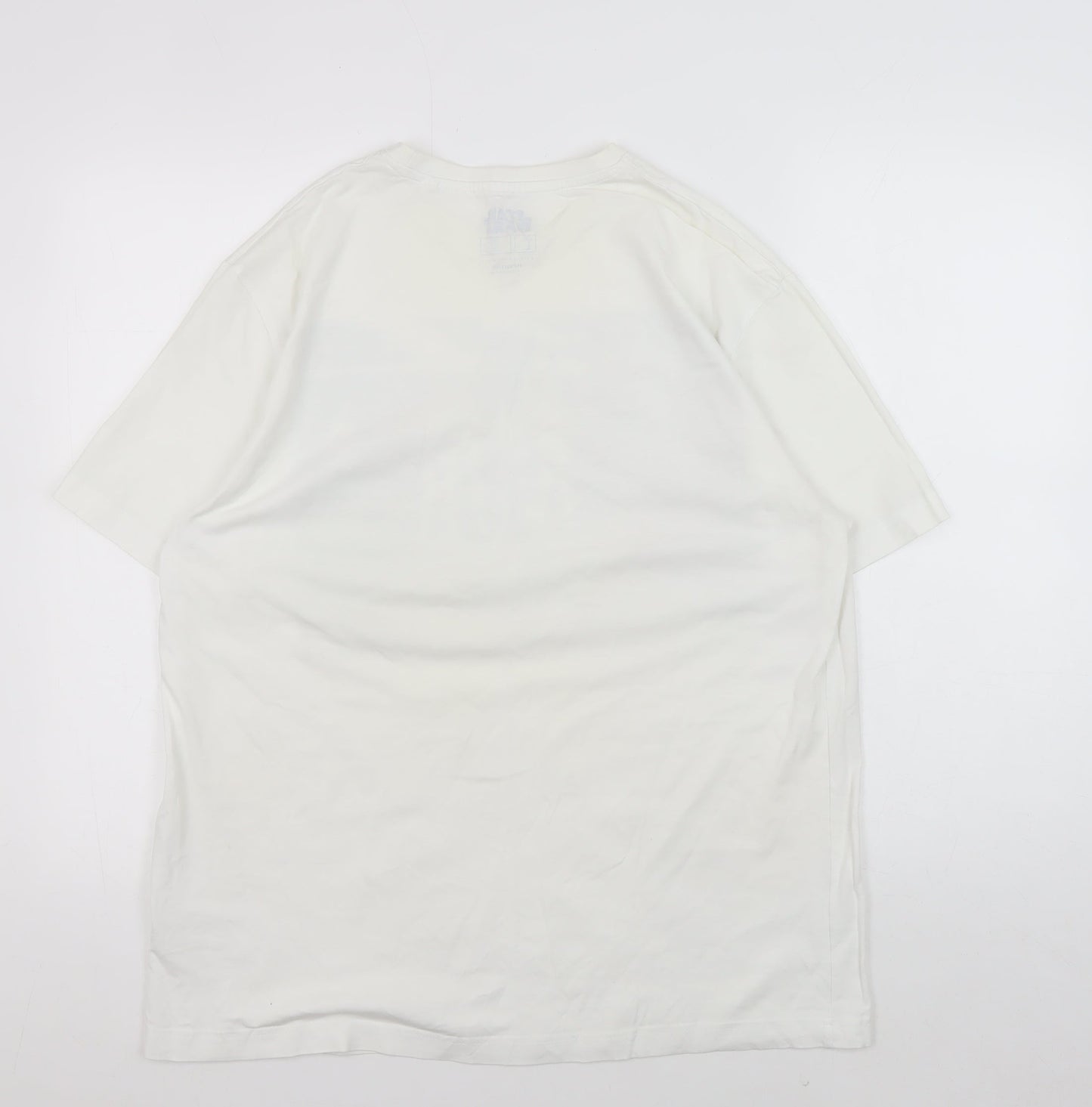 Star Wars Men's White Graphic T-Shirt L