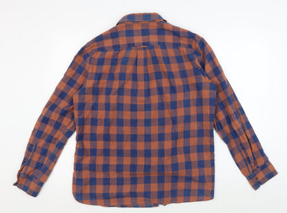 Fat Face Men's Multicoloured Check Casual Shirt, Size 14