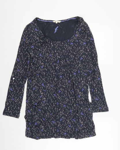 Womens UK Size 8 White Stuff Blue Tunic Blouse