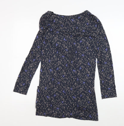 Womens UK Size 8 White Stuff Blue Tunic Blouse