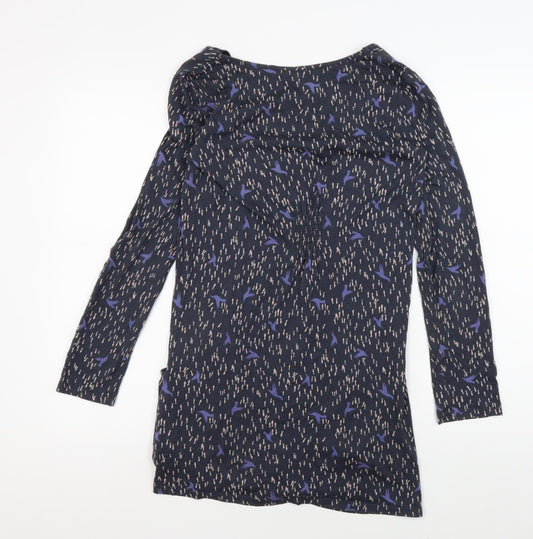 Womens UK Size 8 White Stuff Blue Tunic Blouse