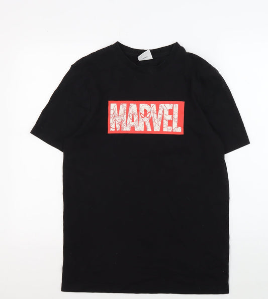 Marvel Men's Black Spider-Man T-Shirt M