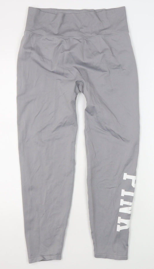 Pink Active Grey Women's XL Leggings for Gym & Yoga