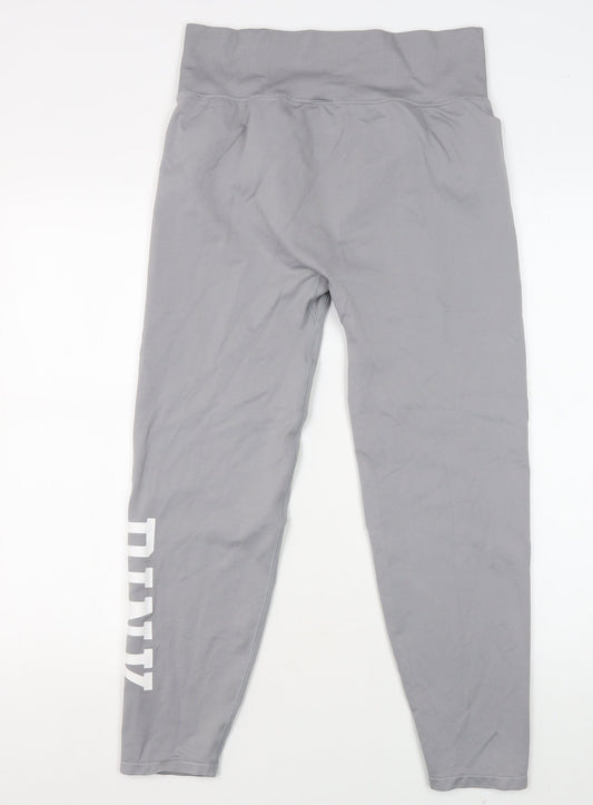 Pink Active Grey Women's XL Leggings for Gym & Yoga