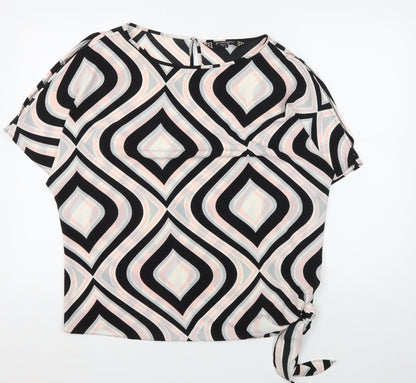 Principles Women's Multicoloured Geometric Blouse - Size 14
