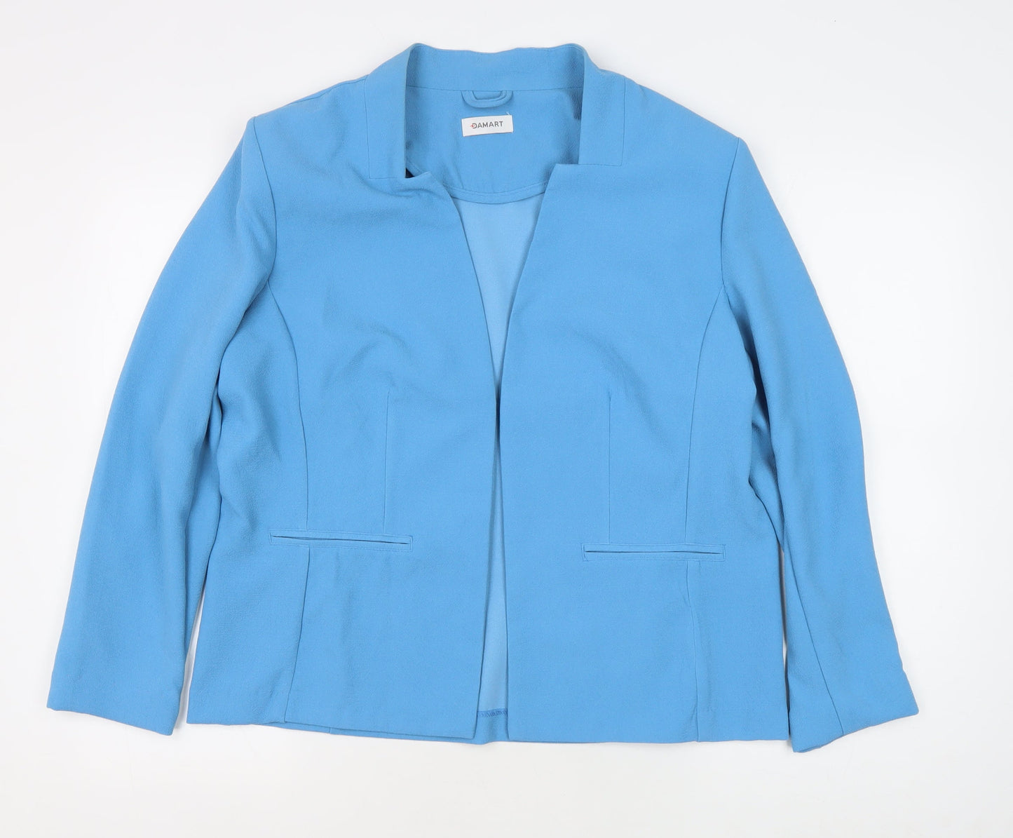 Damart Women's Blue Blazer Jacket, Size 16
