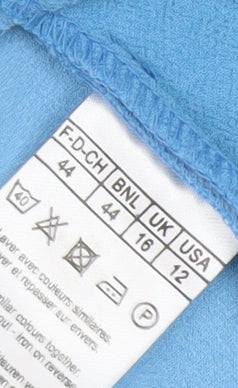 Damart Women's Blue Blazer Jacket, Size 16