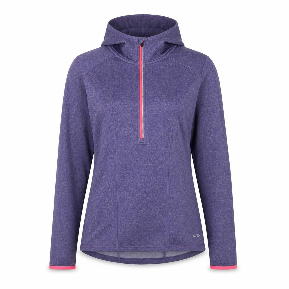 Womens UK Size 8 Champion Purple Pullover Hoodie