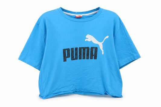 Unisex Adults UK Size XL PUMA Blue  T-Shirt