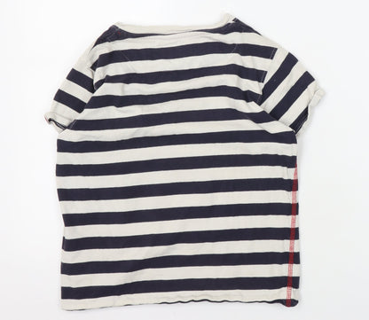 Adventurers Girls Multicoloured Striped Jersey T-Shirt 11-12 Years