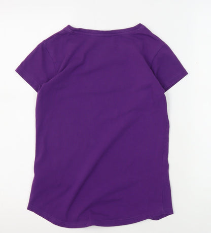 Mountain Warehouse Women's Purple T-Shirt Size 6