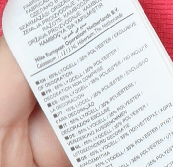 Nike Women's Pink Graphic Yoga T-Shirt Size S