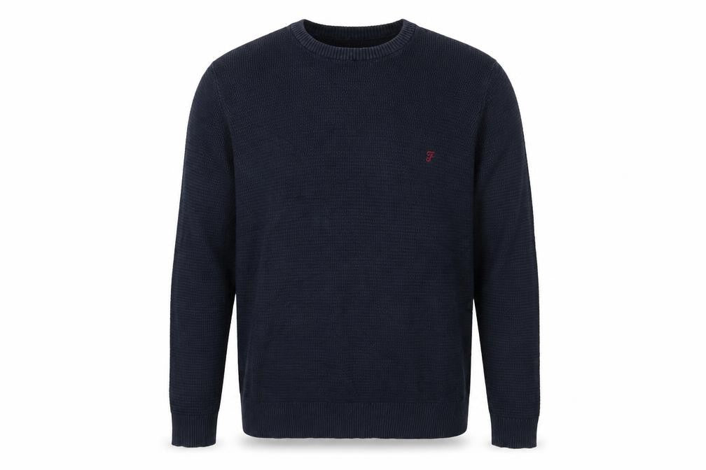 Mens UK Size M Farah Blue Pullover Jumper