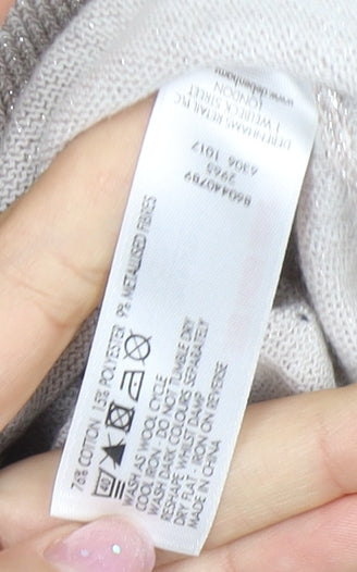 Womens UK Size 12 Jasper Conran Ivory Cardigan Jumper