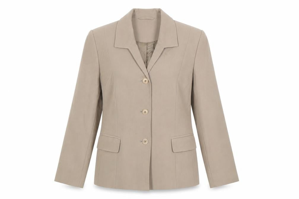 Womens UK Size 12 Eastex Regular Beige Suit Jacket
