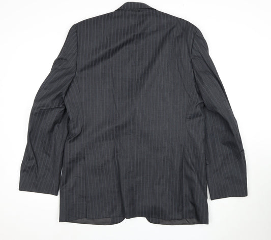 Mens UK Size 42 Jeff Banks Regular Grey Suit Jacket