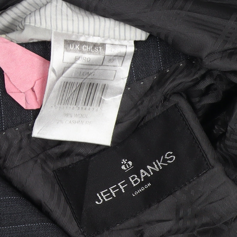 Mens UK Size 42 Jeff Banks Regular Grey Suit Jacket