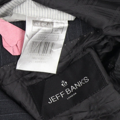 Mens UK Size 42 Jeff Banks Regular Grey Suit Jacket