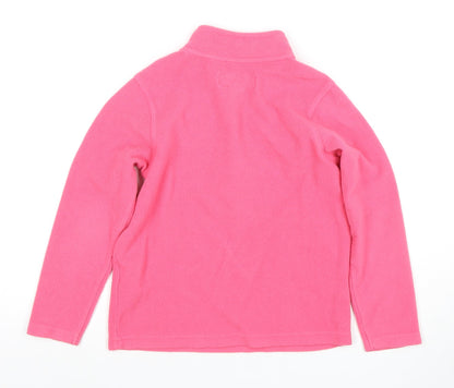 Regatta Girls Pink Fleece Pullover Sweatshirt 9 Years