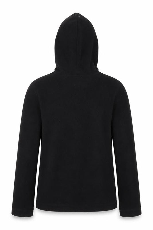 Front view of Regatta Teens Black Fleece Jacket Full Zip, size 34