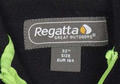 Teens UK Size 34 Regatta Black Basic Jacket