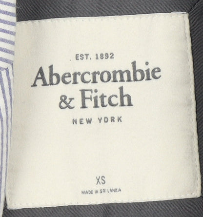 Abercrombie & Fitch Women's Blue XS Pinstripe Blazer