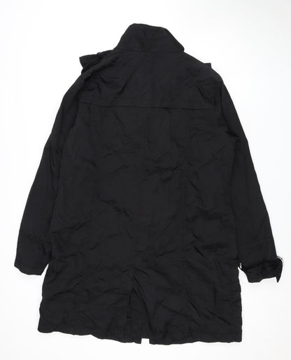 Womens UK Size 14 Red Herring Black Parka Coat